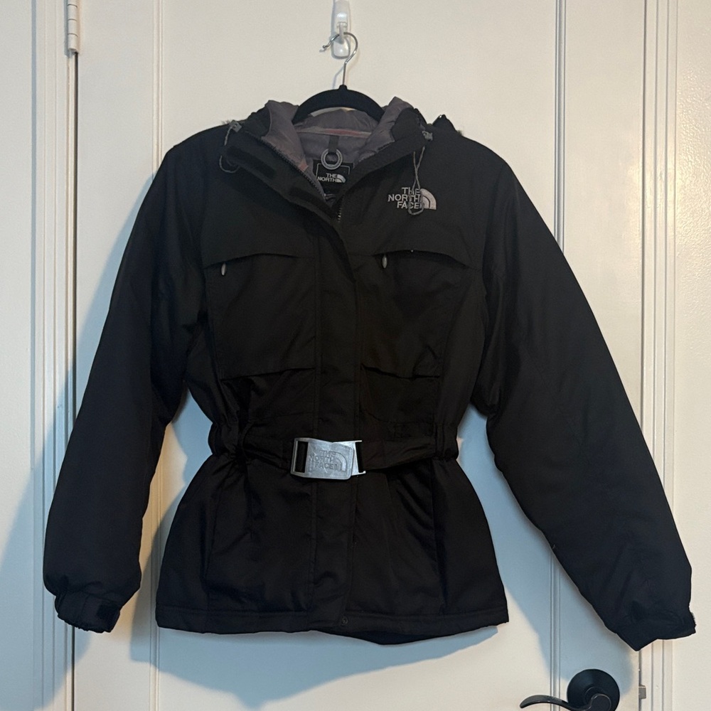 The North Face Women's Black Belted Ski Jacket size Small